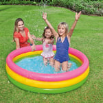 Piscine gonflable à 3 anneaux pour bébés et enfants,jeu aquatique pour nourrissons,avec coffret cadeau,86x25cm - Type 58 in x 13 in