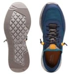 Clarks Davis Low Trainers Teal uk 8 eu 42