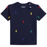 Ralph Lauren Broderad Logo Baby T-shirt Marinblå | Marinblå | 9 months