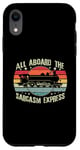 iPhone XR Retro Wagon Train Lover Model Train Railroad Conductor Funny Case