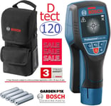 new - Genuine BOSCH D-Tect 120 Scanner 0601081303 4059952641508 ZTD