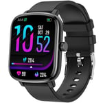 Popglory Smart Watch for Women Men Kids, 1.69" Smartwatch, 48mm Fitness Tracker Watch with Blood Pressure, Heart Rate Monitor 100+ Sports Waterproof Fitness Watch, Long Standby for Android iOS