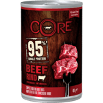 CORE Petfood Dog Adult 95% Single Protein All Breed Beef & Broccoli Wet 400 g x 6