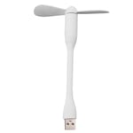 Ventilateur USB portable flexible,banque d'alimentation mobile,PC,ordinateur portable,ordinateur portable,voyage d'été,refroidisseur d'air pliable - Type White