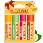 Baume à lèvres hydratant fraîchement cueilli Burts Bees pour unisexe 4 x 0,15 oz