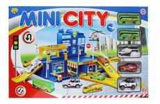 Mini City Station Autos Miniatures Bus Jouet Jeu Enfants Sar