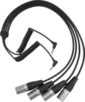 Saramonic Cable Sr-c2020 2 X 3.5mm Trs M To 4 X Xlr M Cable