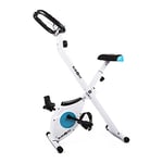 Capital Sports Azura M1 Velo d'Appartement Pliable, Velo d'Exercice Cardio-training, Cross Trainer pour la Maison, Home Trainer, Pedalier d'Appartement, Vélo d'Intérieur Magnétique, Support Tablette