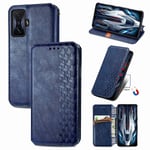 Yhteensopiva Xiaomi Poco F4 Gt Wallet Folio Case Pu Nahka Magneettisesti Suljettava Card Slots Jalustan suojuksen kanssa