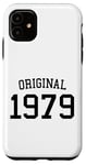 Coque pour iPhone 11 Original 1979, 45 ans, pour homme et femme, 45ème anniversaire