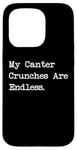 Coque pour iPhone 15 Pro My Canter Crunches Are Endless Funny Equestrian Snack Humour