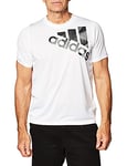 adidas Men's Tokyo Oly Badge of Sport T-Shirt, mens, Men's T-shirt, GC8447, White, XXL