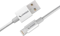 Câble Usb 2.0 - Lightning Sans Enchevêtrement En Nylon Pour Chargement Et Transfert De Données, Longueur 1 M, Certifié Made For Apple Pour Iphone Et Ipad[X2308]