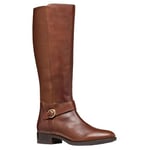 Geox Femme D Felicity C Bottes Tendance, Marron, 42 EU