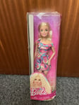 Barbie Fashionistas Doll 223 Blonde Hair and Swirl Dress-NEW-Scruffy packaging