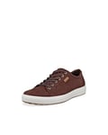 ECCO Men's Soft 7 M Sneaker, Chocolat, 8 UK