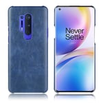 OnePlus Prestige kuoret - 8 Pro Sininen Tummansininen