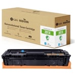 G&G Tonere Erstatter Hp 201X Kompatibel Cyan 2300 Sider Reborn Remanufactured 21258