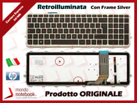 Clavier Italien Rétro-éclairé HP Envy 15-j 17-j M7-j Série ( Frame Argent)