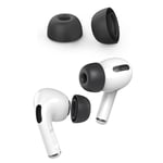 AHASTYLE AirPods Pro 1/2 silikoniset korvatyynyt Musta - Medium