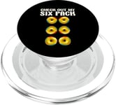 Check Out My Six Pack Funny Donut Lovers Workout Gym PopSockets PopGrip pour MagSafe