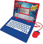 LEXIBOOK JC598SPi2 Spider-Man-pädagogischer und zweisprachiger Laptop für Kinder