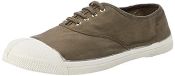 Bensimon Homme Tennis Lacets Basket, Kaki, 46 EU