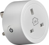 Knightsbridge Smart WIFI Plugs with Energy Monitoring - Certified works with Amazon Alexa & Google Assistant, no hub required, with standby wattage 0.3W