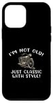 Coque pour iPhone 12 mini Inscription I'm Not Old I'm Classic with Style Motorcycle Gift Graphic