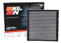 K&N Filtre à air d'habitacle : Premium, lavable, flux d'air propre vers votre filtre à air de cabine de remplacement : conçu pour Nissan Select 2010-2022 (Patrol, Titan, Titan XD), VF2063