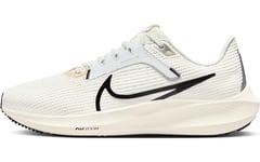 NIKE Femme W Air Zoom Pegasus 40 Chaussures de Running, Noir et Blanc (Sail Black Coconut Milk White), 39 EU