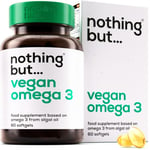 Vegan Omega 3 Algae Oil Omega 3 Supplement for Adults Vegan Omega 3 Capsules w/D