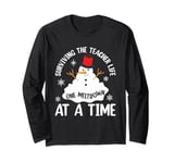 Surviving The Teacher Life One Meltdown At A Time Long Sleeve T-Shirt