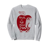 Wormy Dune Funny Apple Graphic Sweatshirt