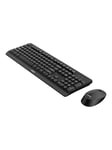 3000 series SPT6307BL - keyboard and mouse set - QWERTY - black - Tastatur & Mus sæt - Sort