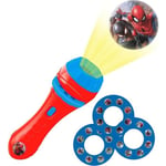 Projecteur à histoires et lampe torche Spider-Man - LEXIBOOK