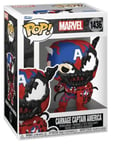 FUNKO POP! - FIGURINE MARVEL - 1436 - CARNAGE CAPTAIN AMERICA