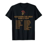 Ancient Greek History, Alexander The Great World Tour T-Shirt