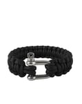 Rothco D-shackle Paracord Armband (Röd / svart, 9" 22 cm) cm Röd svart