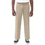 Dickies Men's 873 Slim Straight Work Trousers Pants, Khaki, 34