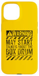 iPhone 15 Funny Warning Sign May Start Talking About Box Drum Case