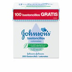 Johnson’s Baby Baby bastoncillos algodón 100% palitos papel 200 u