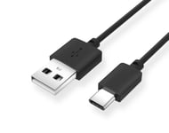 Câble USB type C [1 Mètre] Câble USB Type C pour Samsung S9/S8/A3/A5/A7/A9, Note 8, Oneplus 2/3, Huawei P9, Macbook Pro, Lumia 950/XL, Nexus 5X/6P, Xiaomi (Noir)