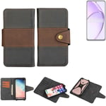 Étui pour Oppo A3 PKA110 Portefeuille Pare-Chocs Pouchette Protection Casque Bo