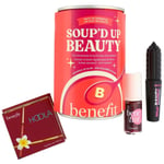 Benefit Soup'd  Up Beauty Gift Set 3 Products Bronzer, Lip Tint + Mascara