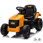 Berghoff - Tracteur Électrique pour Enfants jcb 12V - Jaune