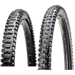 Maxxis Minion DHR II 27.5x2.40WT MT EXO/TR & Minion DHF Folding Dual Compound Exo/tr Tyre - Black, 27 x 2.3-Inch