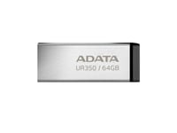 Adata Ur350, 64 Gb, Usb Type-A, 3.2 Gen 1 (3.1 Gen 1), 100 Mb/S, Utan Skyddshatt, Svart