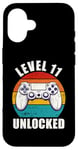 iPhone 16 Level 11 Unlocked Funny Video Gamer 11 Birthday 11 Year Old Case