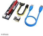 Akasa Akasa Adaptér Pcie Riser Adapter Card For Gpu Mining